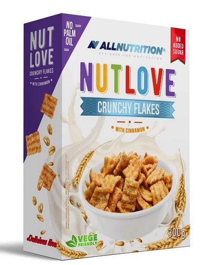 Nutlove Crunchy Flakes 300 gr With Cinnamon