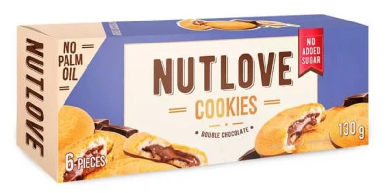 Nutlove Cookies 130 gr Double Chocolate
