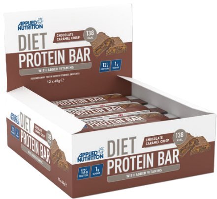 Diet Protein Bar Choco Caramel Crisp 12x45g