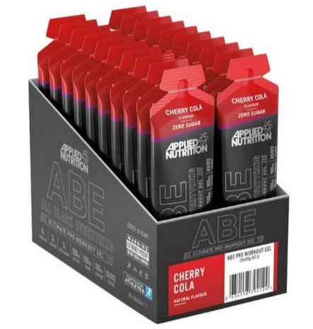 Abe Pre Workout Gel Cherry Cola 60ML X 20