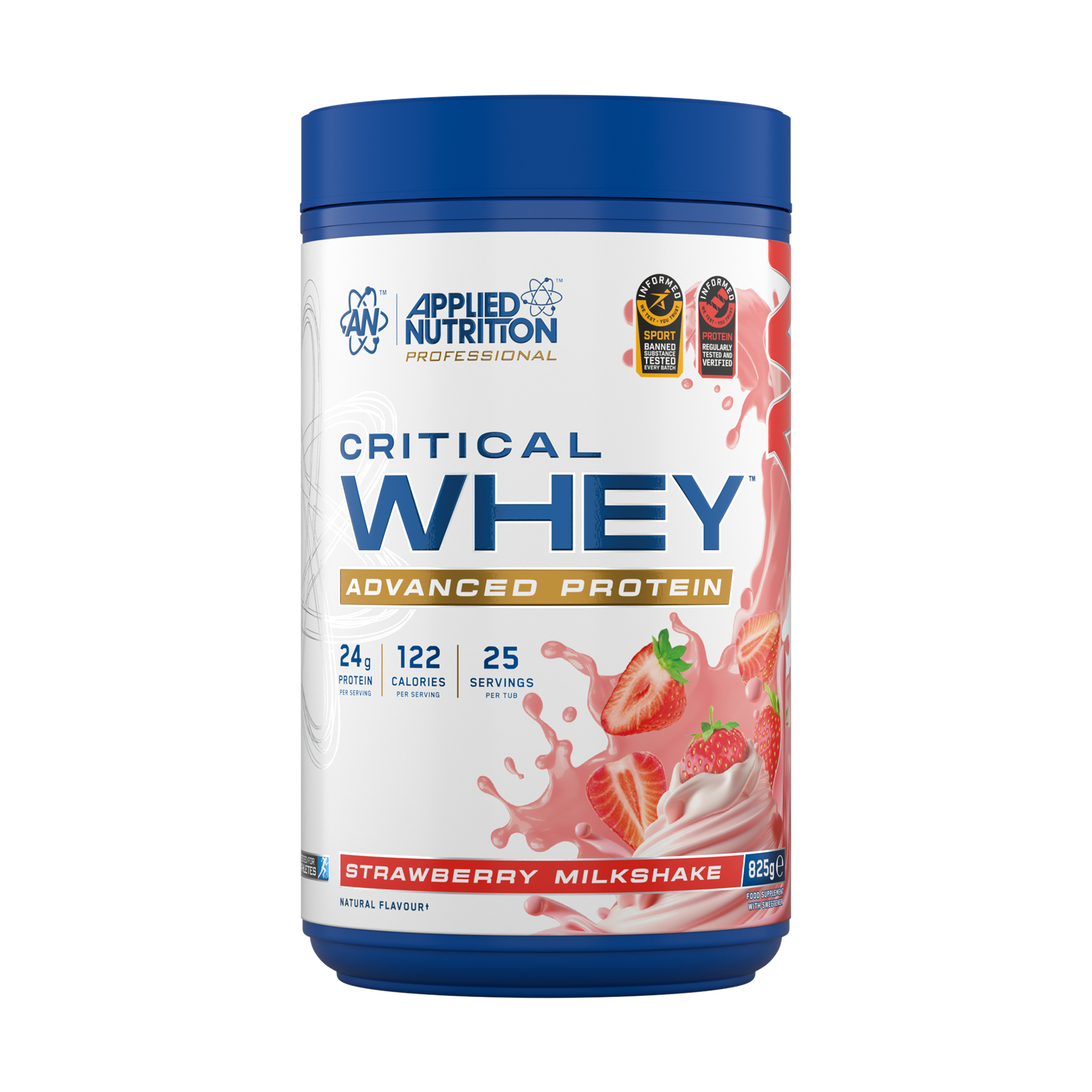 Critical Whey 825 gr Strawberry Milkshake