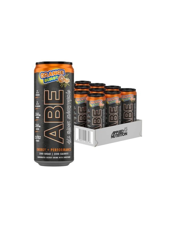 Abe Can Orange Burst Soda 330 ml. x 12