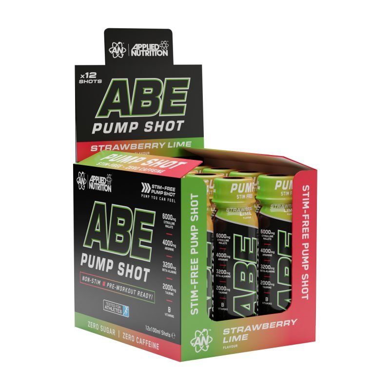 Abe Pump Shot Strawberry Lime 100ML X 12