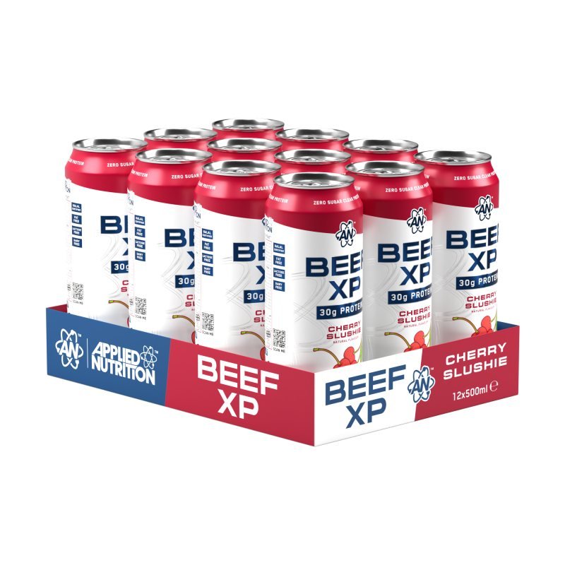 BEEF XP Can 12 X 500 ml Cherry Slushie
