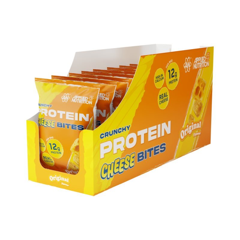 Protein Crunchy Cheese Bites Cheedar 10 x 20gr