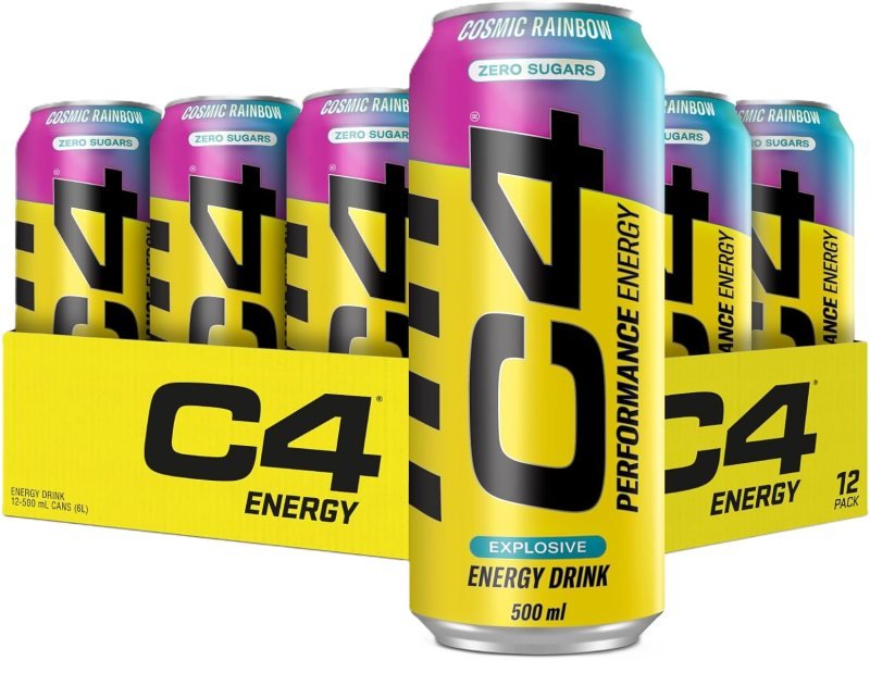 C4 Energy Performance 500 ml Cosmic Rainbow 12 pcs