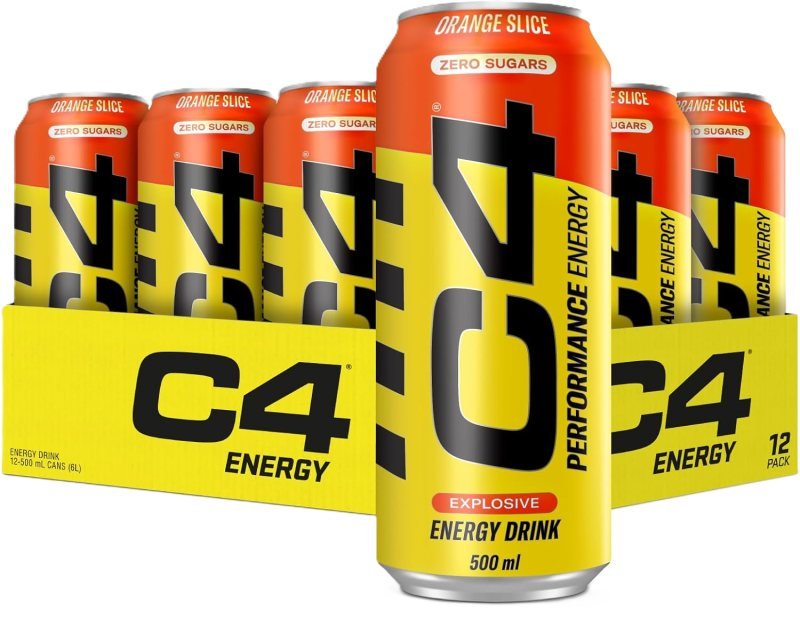 C4 Energy Performance 500 ml Orange Slice 12 pcs