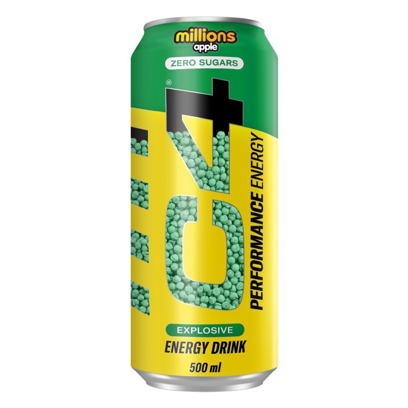 C4 Energy Millions 500 ml Apple x 12
