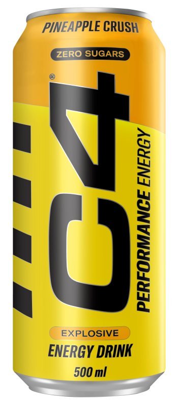 C4 Energy 500 ml Pineaple Crush x 12
