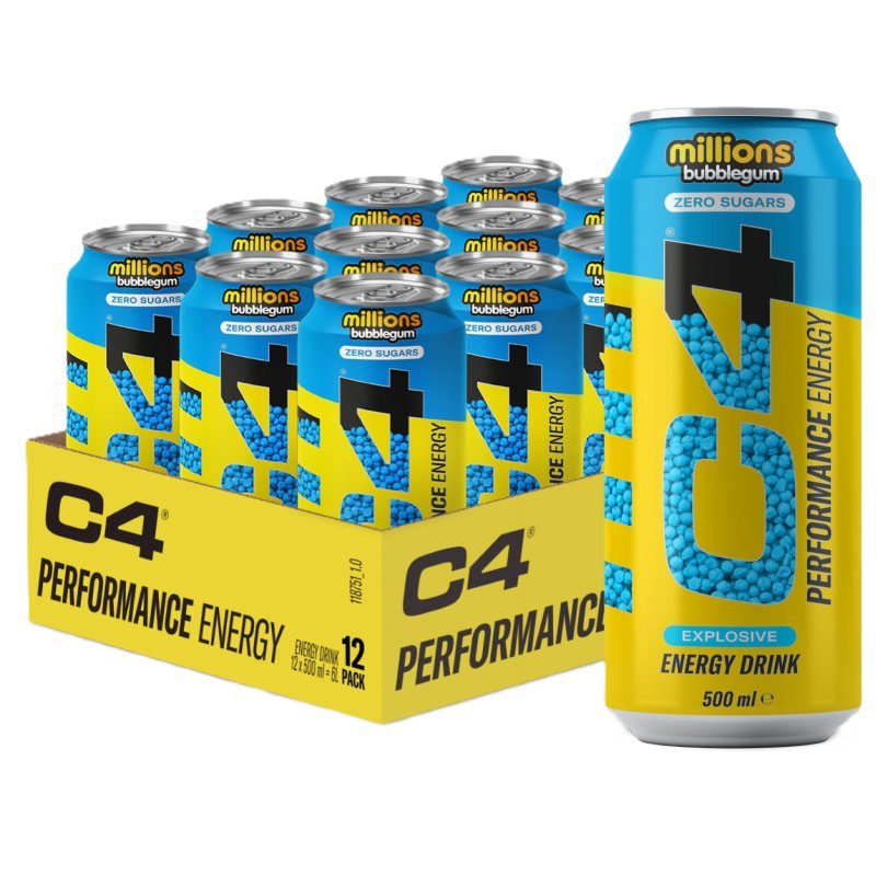 C4 Energy Millions  500 ml Bubblegum 12 pcs