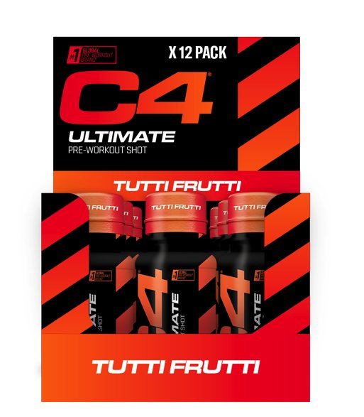 C4 Ultimate PWO Shot 60 ml x 12 Tutti Frutti