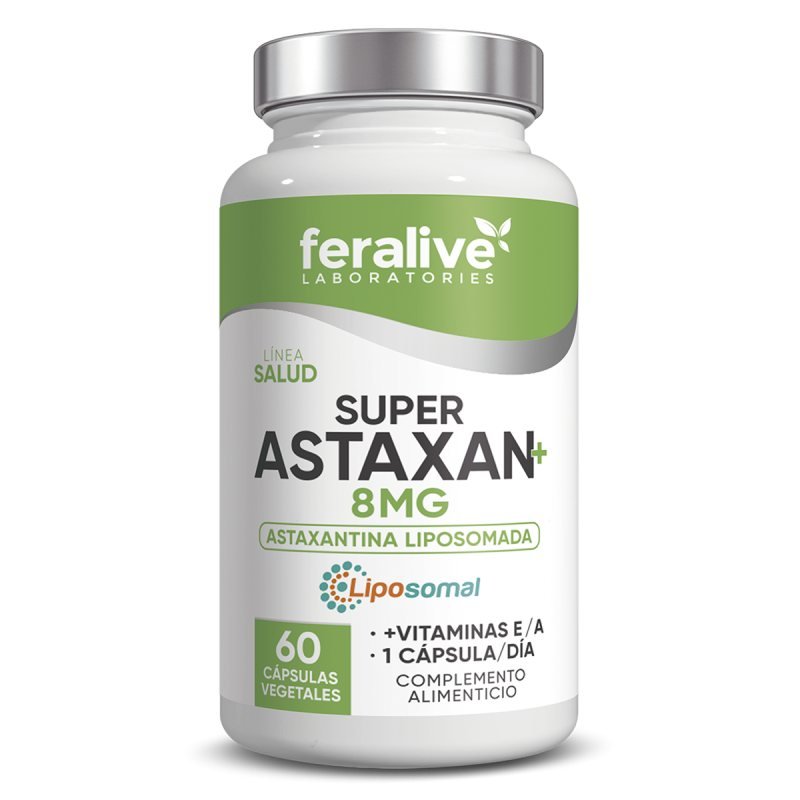 Super Astaxantina 8 MG Liposomada 60 Caps