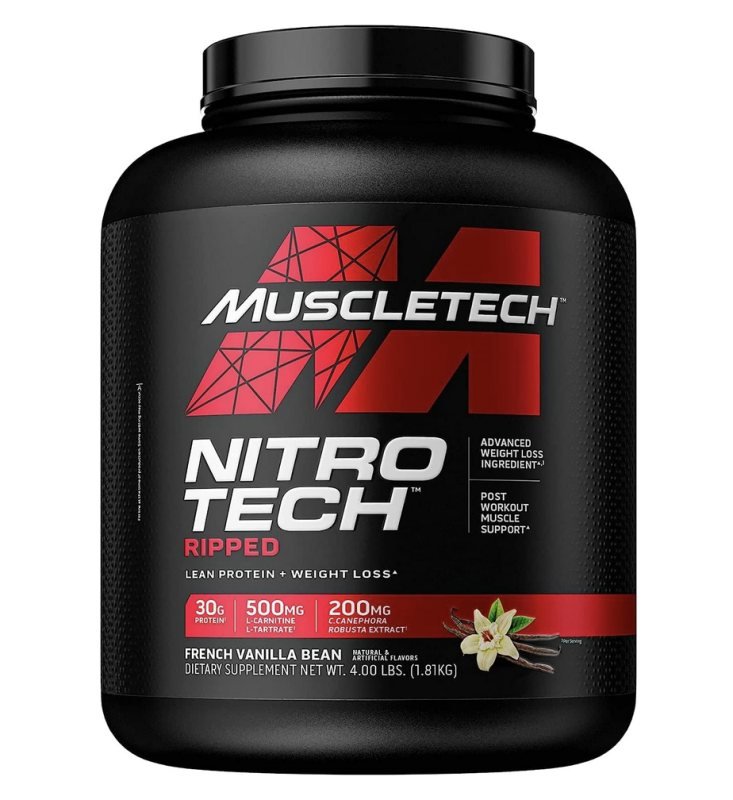 Nitro Tech RIPPED 4 Lb. French Vanilla