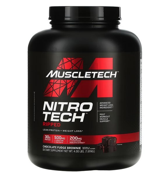 Nitro Tech RIPPED 4 Lb. Choco. Fudge Brownie