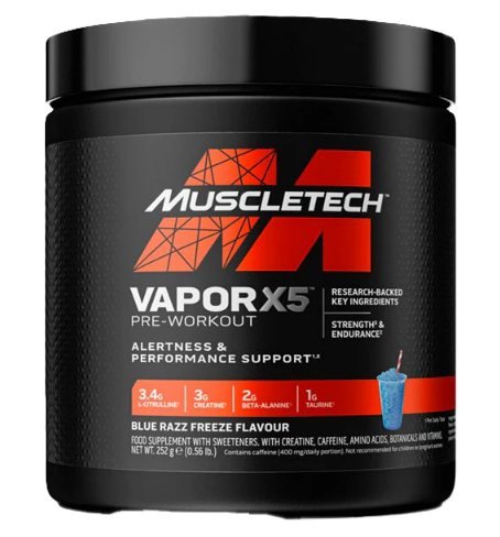 Vapor X5 Pre- workout Blue Rasp 252 gr