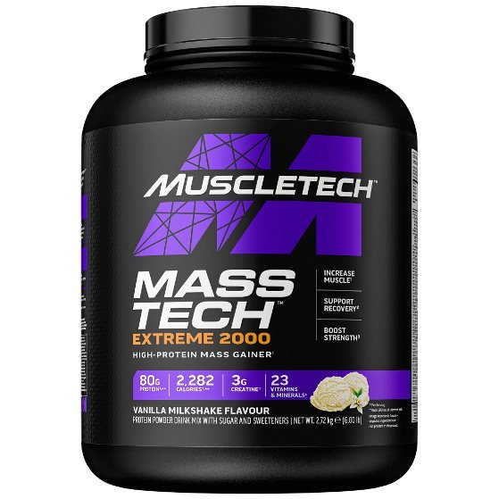 Mass Tech Extreme 2000 6 Lb Vanilla Milkshake