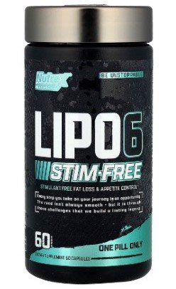 Lipo 6 Black STIM-FREE 60 ct