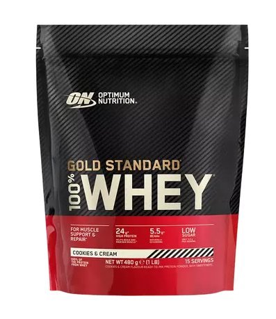 100% Whey Gold Bag 480 gr Cookies & Cream