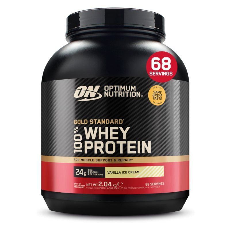 100% Whey Gold 2.04 kg Vanilla Ice Cream