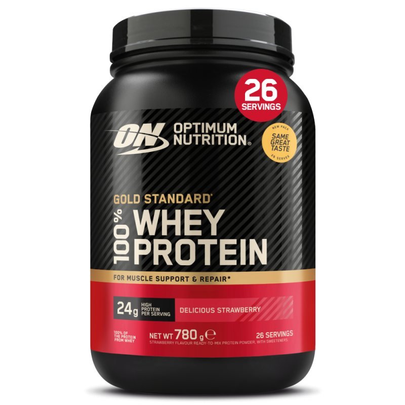 100% Whey Gold 780 gr. Strawberry