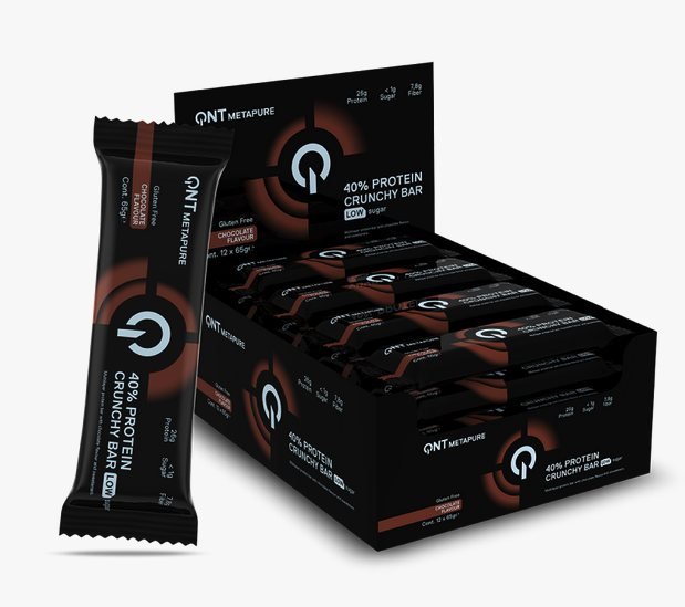 40% Protein Crunchy Bar Chocolate 12x65g