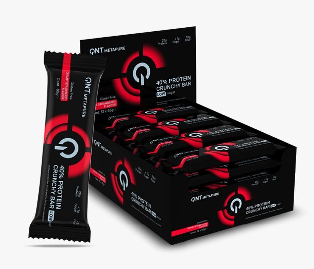 40% Protein Crunchy Bar Strawberry12x65g