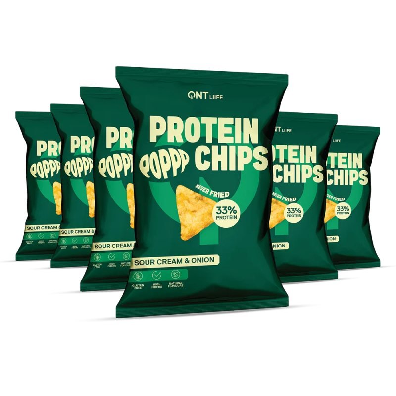 Protein Chips Cream & Onion 12 x 50 gr