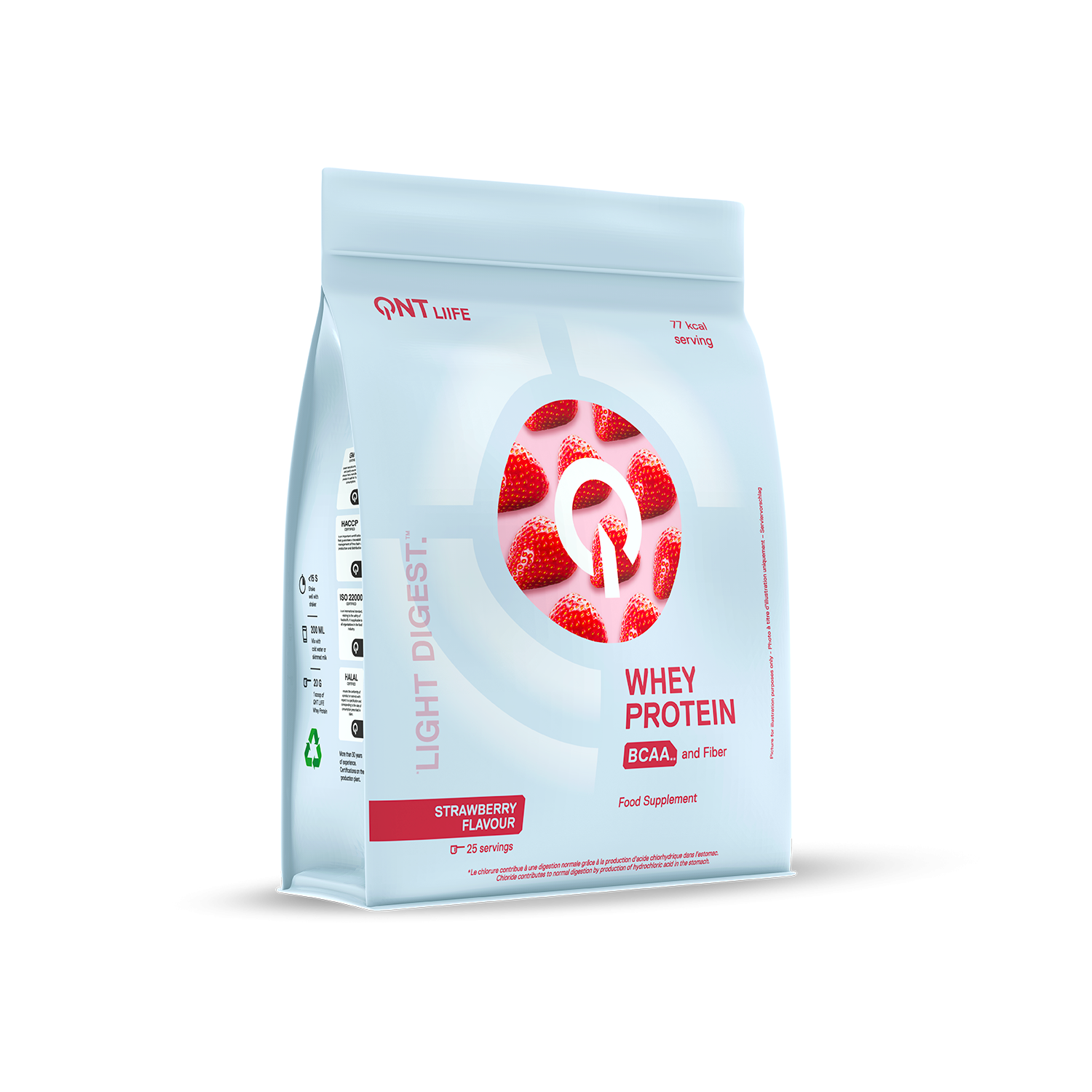 Light Digest Whey Protein 500 gr Strawberry