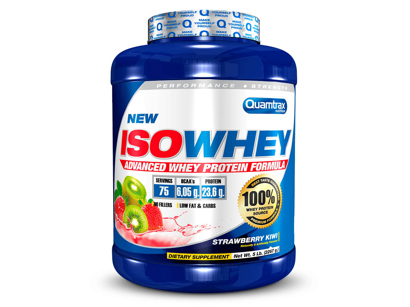 Iso Whey 5 Lb Strawb/ Kiwi