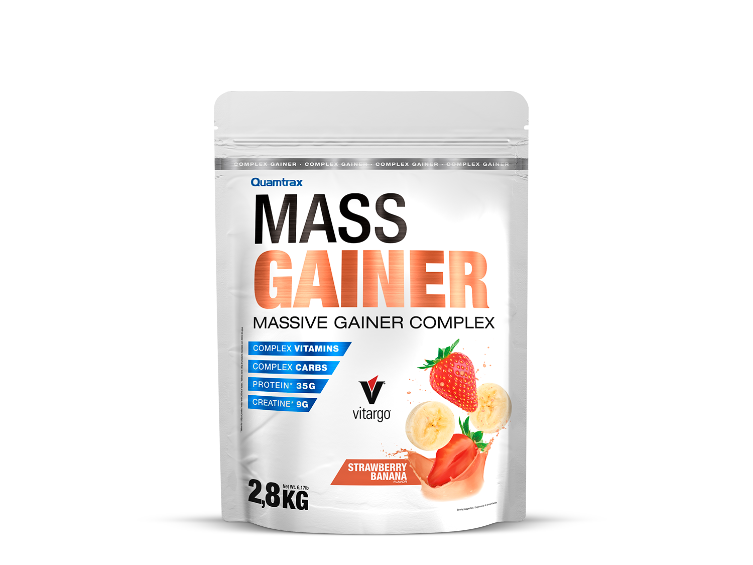 Mass Gainer 2.8kg Strawberry Banana