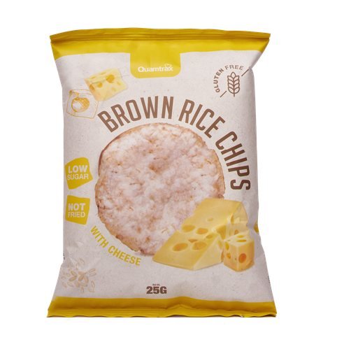 Brown Rice Chips 25 gr x 8  With Cheese