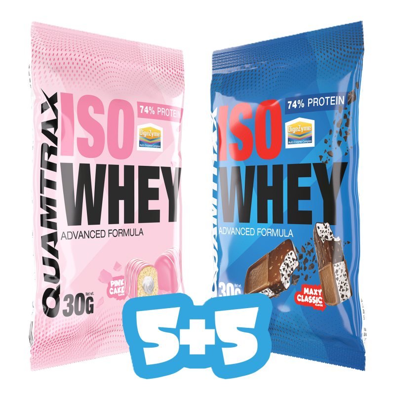 Iso whey Pink cake 5 X 30gr & Maxy Classic 5X30gr