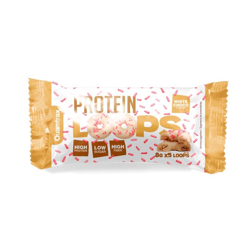 Protein Loops White choco 40 g 10 pcs