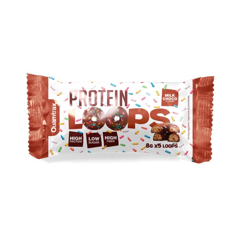 Protein Loops Milk Choco 40g 10 pcs