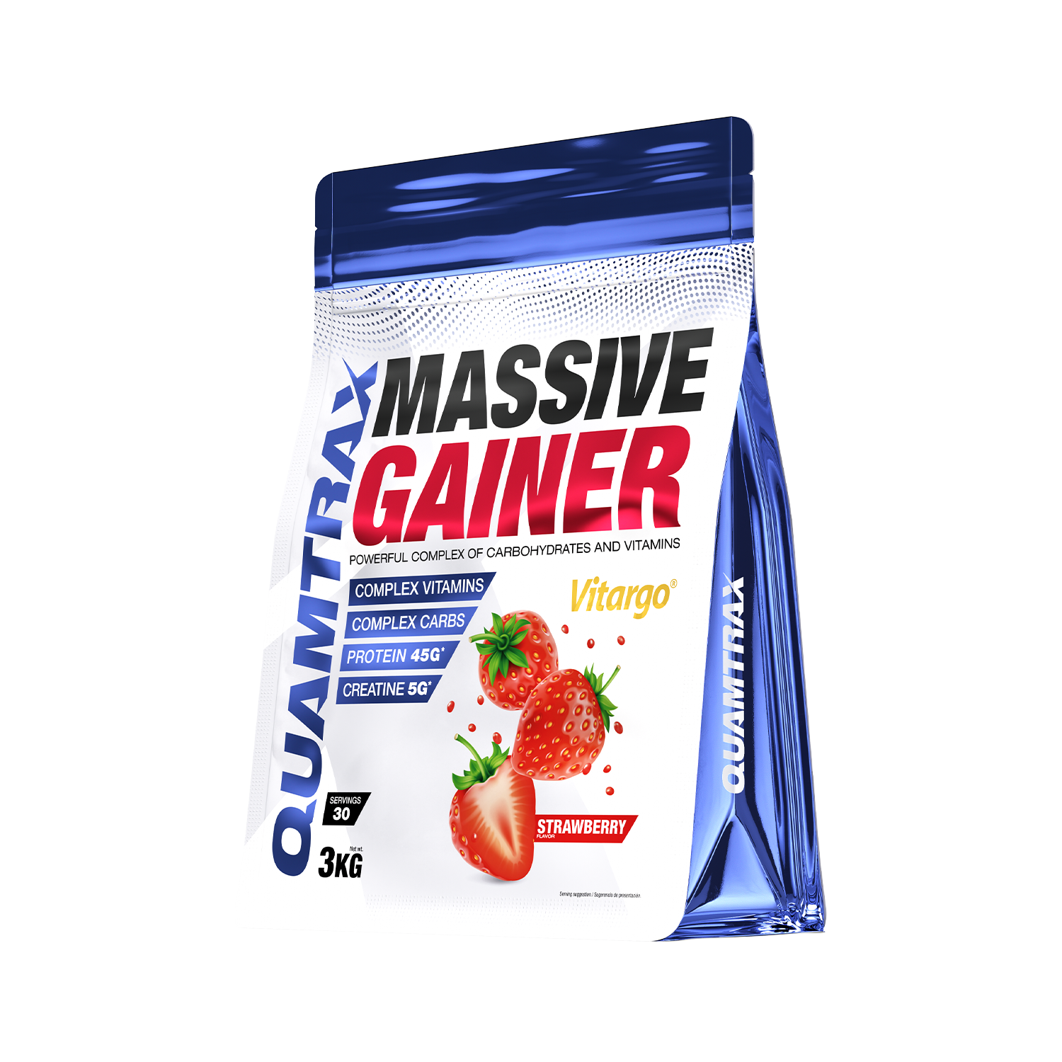 Massive Gainer 3kg Strawberry