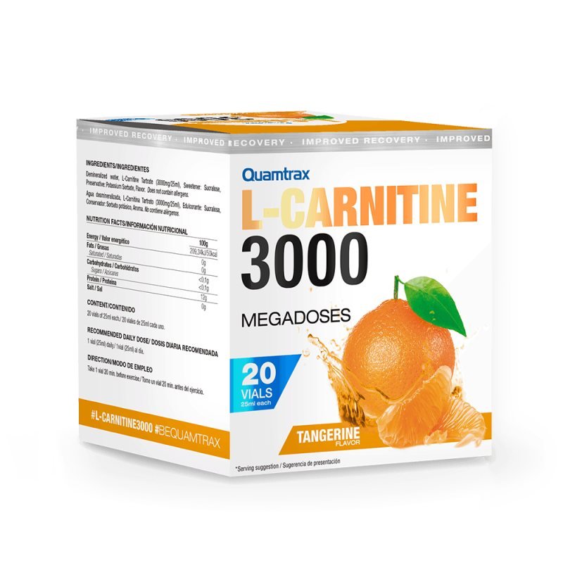 L Carnitine 3000 Tangerine 20 Vials