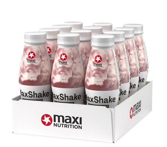 MaxShake Protein Milkshake Strawberry 330 ml x 12