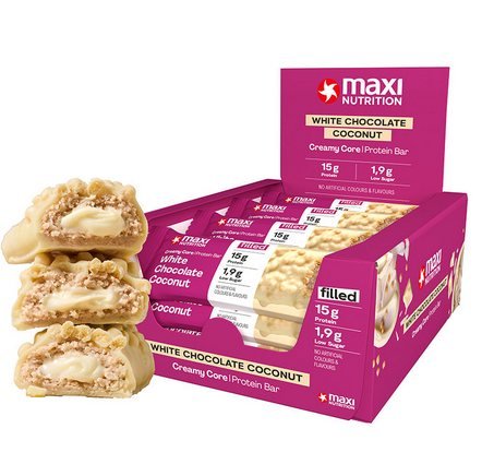 Creamy Core Bars White Chocolate Coconut 45gx12