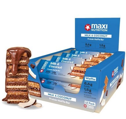 Protein Waffle Bar Milk & Coconut 40g x 12