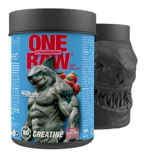 ONE RAW Creatine Ultra Pure 200 mesh 300gr Straw