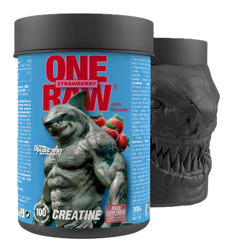 ONE RAW Creatine Ultra Pure 200 mesh 300gr Straw