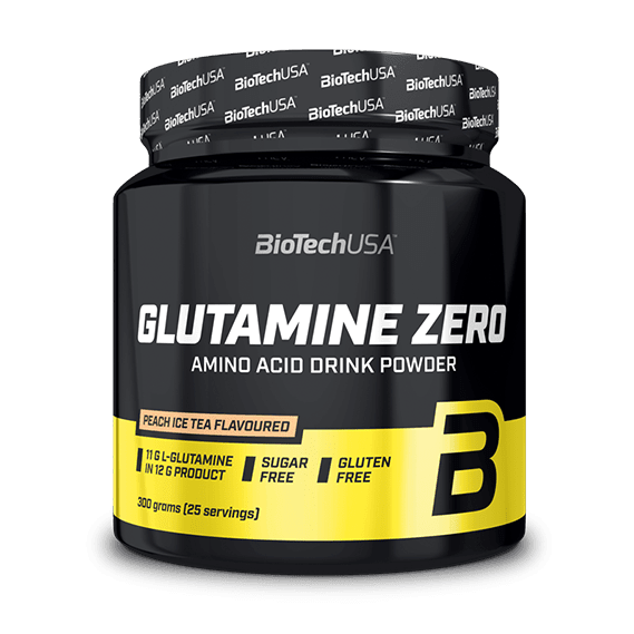 Glutamine Zero - 300 g peach ice tea