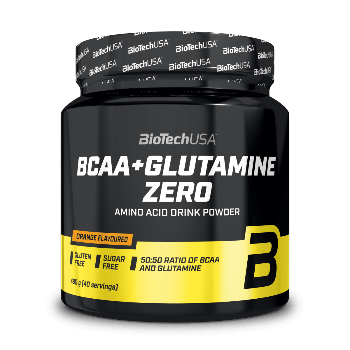 BCAA + Glutamine Zero - 480 g orange