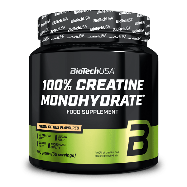 100% Creatine Monohydrate - 300 g Neon citrus