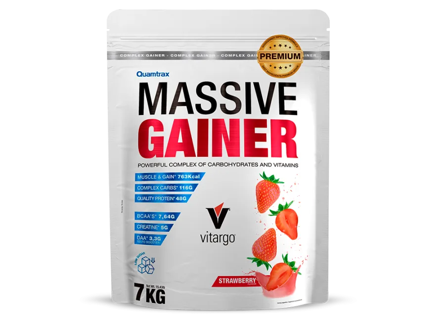 Massive Gainer PREMIUM 7 Kg. Strawberry