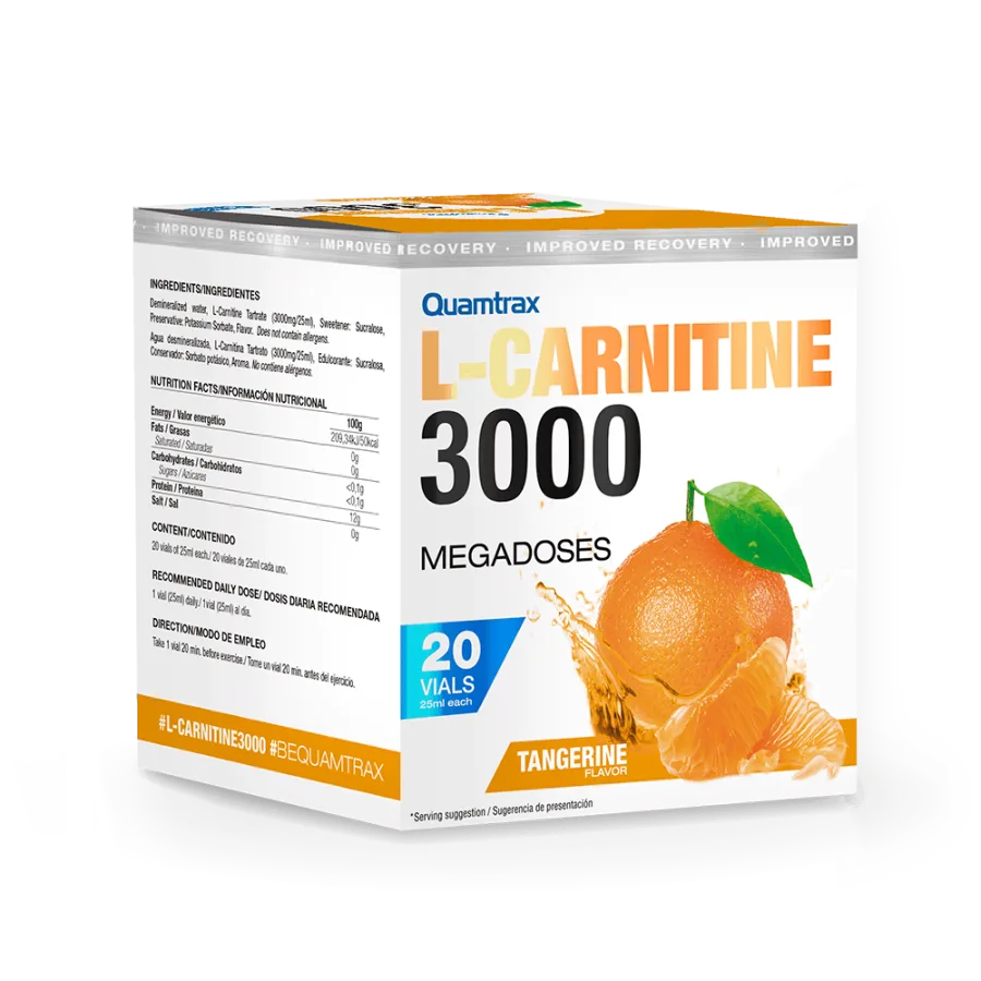L Carnitine 3000 Tangerine 20 Vials