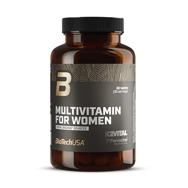 Multivitamin For Women from organic sources - 60 tablets