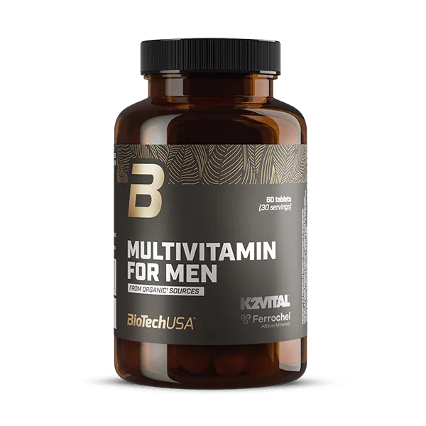 Multivitamin For Men from organic sources - 60 tablets