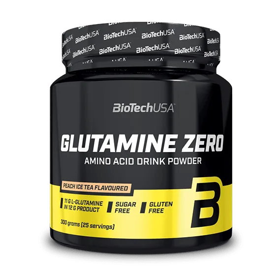 Glutamine Zero - 300 g peach ice tea