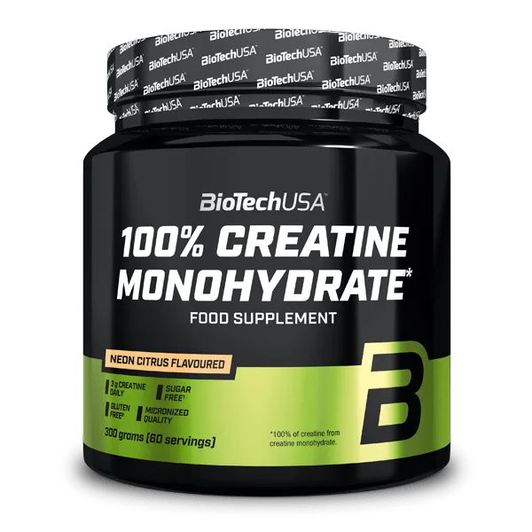100% Creatine Monohydrate - 300 g Neon citrus